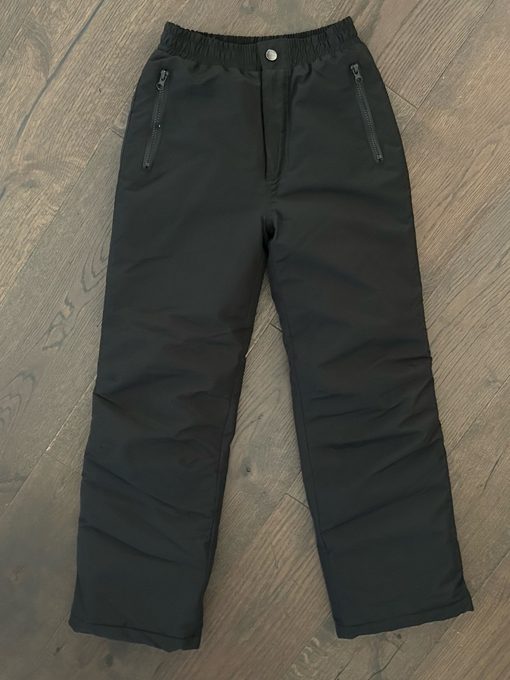 Pulse Boys L 14/16 Black Insulated Ski Snowboard Snow Pants Winter - Picture 1 of 4